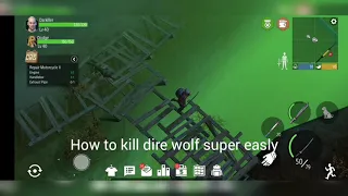 Easy Way To Kill Dire Wolf/Z Shelter Survival.Episode - 33