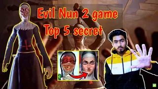 Evil Nun 2 Game Top 5 Secrets/hindi/technical youtuber
