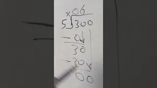 300 divide by 5 using the long division method