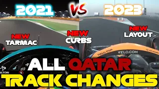 EVERY CHANGE To The QATAR F1 CIRCUIT Since 2021!