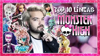 TOP 10 LÍNEAS MONSTER HIGH