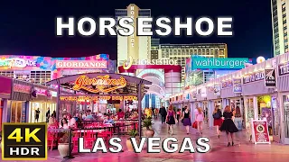 [4K] Horseshoe Las Vegas Walking Tour - June 2024 - WSOP 2024