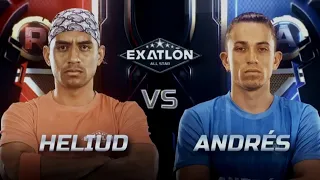 ELIUD VS ANDRÉS || 2 BATALLA POR LA SUPERVIVENCIA DEL EXATLON ALL STAR