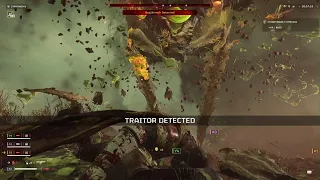 Using Traitor detected Explosion to kill Bile Titan HELLDIVERS 2