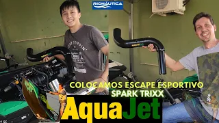 Jet Ski Sea-Doo Spark Trixx..Colocando Escapamento Esportivo..