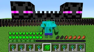 A MUTANT ZOMBIE ATTACKED THE CASTLE OF THE ENDERMAN in Minecraft battle noob vs pro
