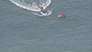 Off-duty CPD officer rescues 2 from capsized jet ski in Lake Michigan