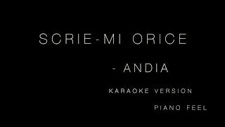 Andia - Scrie-mi orice (KARAOKE)