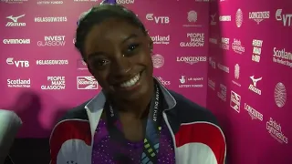 Simone Biles - 'I Don't Know The Combination' - 2015 Glasgow World Gymnastics Championships