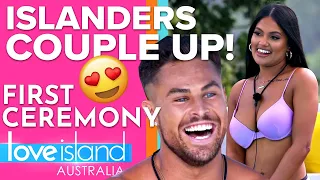 Islanders Couple Up in the first Coupling Ceremony | Love Island Australia 2021