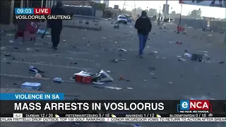 Mass arrests in Vosloorus
