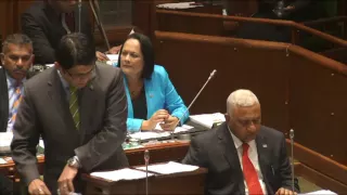 Fijian Minister for Finance, Hon. Aiyaz Sayed-Khaiyum announces 2016-2017 Budget, Part 1