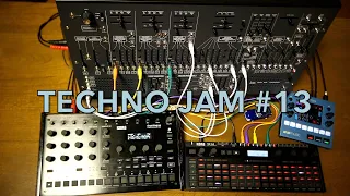 Techno Jam #13: Korg ARP 2600M, SQ-64, drumlogue, 1010music bluebox