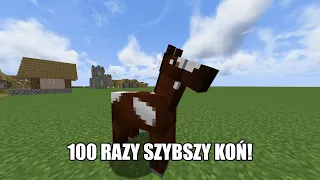 Jak zrobić 100 RAZY SZYBSZEGO Konia w Minecraft? - Poradnik!