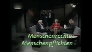 Menschenrechte, Menschenpflichten 45. Baden-Badener DISPUT (1998) mit Peter Sloterdijk u.a.