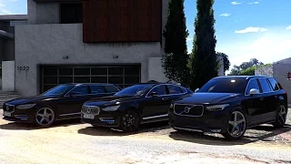 GTA V | VOLVO XC90 T6 2017 VS. VOLVO S90 T6 VS. VOLVO V90 T6 | GTA 5