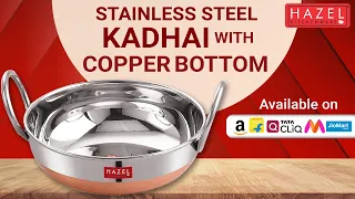 Copper Bottom Kadhai by HAZEL | Copper Bottom Vessels For Cooking