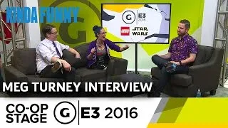 Kinda Funny Interviews Meg Turney - E3 2016 GS Co-op Stage