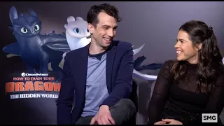 HOW TO TRAIN YOUR DRAGON (2019) Interview with the cast