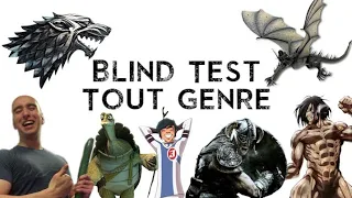 Blind Test Tout Genre 1 : Film/Série/Anime/Jeux vidéo/Youtuber/Streamer/Dessin animé/ 185 Extraits