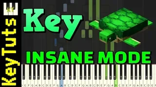 Key from Minecraft - Insane Mode [Piano Tutorial] (Synthesia)