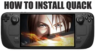 Let's install Final Fantasy VIII Remastered on Steam Deck #steamdeck #finalfantasy #quack