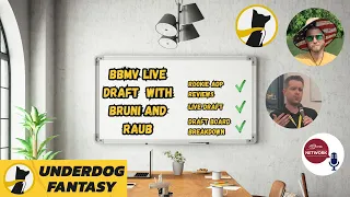 Best Ball Ep. 47 - Live BBMV Draft with Bruni and Raub + Rookie ADP Reviews & Draft Board Breakdown