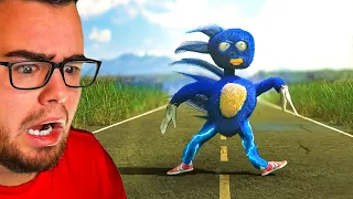 Reacting to SONIC but it's VERY WEIRD?! (Sanic)