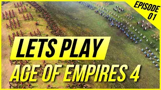 Let's Play Age of Empires 4 - Ep 01 - The Normans Campaign!