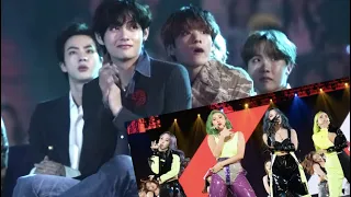 BTS reacts to Mamamoo at MAMA 2019