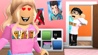 I Met A CREEPY Fan.. She Had A CRUSH On Me! (Roblox Bloxburg)