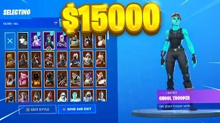 MY $15,000+ SKIN SHOWCASE in Fortnite..