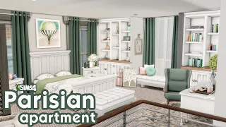Parisian Apartment | Sims 4 Apartment Renovation: Stop Motion Build with CC