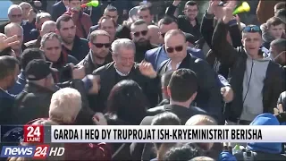 Garda i heq dy truprojat ish-kryeministrit Berisha, ata japin dorëheqjen