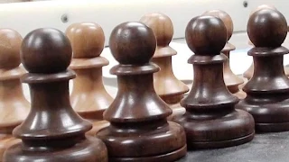 Woodturning a Chess Set - The Pawns