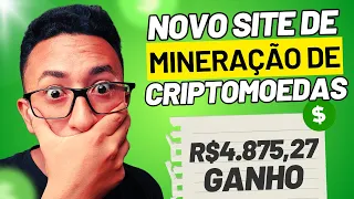 Novo Site de Mineração de Criptomoedas (Minerei R$40,00 em 3 dias e ele R$4.875,27 em poucos dias)