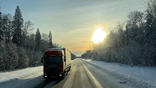 От Перми до Екатеринбурга скользкая дорога! Такого я ещё не видел!!!