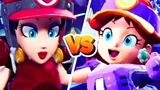 Mario Strikers Battle League - Pauline Vs Daisy (Hard CPU) Gameplay