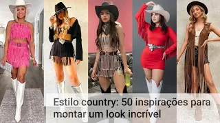 Looks Country Feminino | 50 LINDOS LOOKS COUNTRY PARA INSPIRAÇÃO 🔥