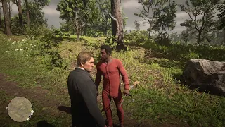 RDR2 - During Kieran's disappearance, Lenny Notices Some Sounds