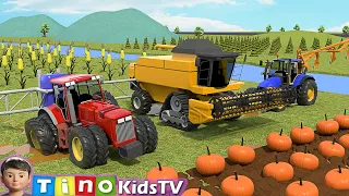 Farm Vehicles Show | Tractor, Harvester and other Trucks for Kids