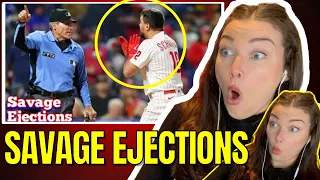 New Zealand Girl Reacts to MLB Angriest Ejections Ever (Savage Moments)