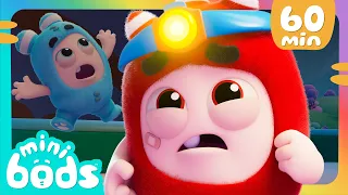 The Spooky Nighttime Adventure! | 🌈 Minibods 🌈 | Preschool Cartoons for Toddlers