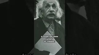 What Einstein says to Harvard Student. [1954]