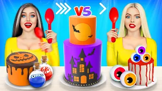 Fast, Medium or Slow Cake Decorating Challenge | Eating Only Giant VS Tiny Sweets by RATATA POWER