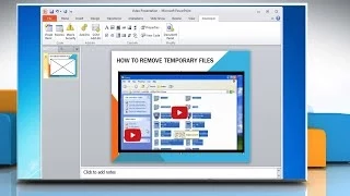 How to Embed a YouTube® Video in Microsoft® PowerPoint 2010 Presentation