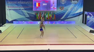 Final World Cup Aerobic Gymnastics Cantanhede 2022 MP Romania BRANDA Darius, MIHAIU Daria