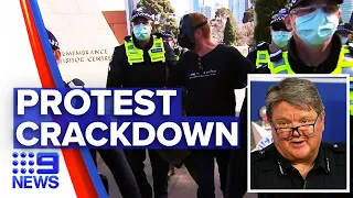 Coronavirus: Man bailed after allegedly planning anti-lockdown protest | 9News Australia