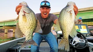 Fishing DOCKS and BRIDGES For BIG SLABS!! (Crappie on Guntersville)