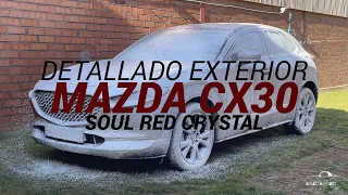 DETALLADO EXTERIOR MAZDA CX30 SOUL RED / Foam 🤩🤩 ASMR